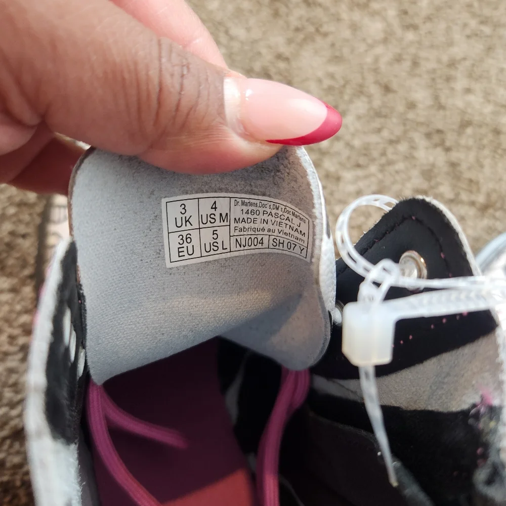 NWOT Dr. Martens 1460 Pascal T Meadow Print Athena FLORAL Boot Kids Size 5 - Picture 6 of 7